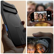 TechProtection Kevlar Aura MagSafe iPhone Air hoesje zwart