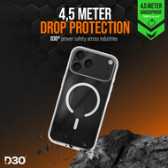 Striker D30 Xtreme Impact Protection MagSafe iPhone 17 Pro Max hoesje doorzichtig