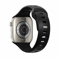 Nomad Tempo FKM Apple Watch 46 /&nbsp;45 mm bandje zwart