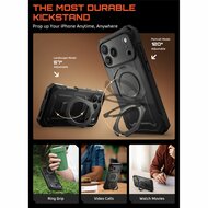 Supcase UB Grip Pro MagSafe iPhone 17 Pro Max hoesje zwart