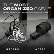 Statik MagStack USB-A naar MFI Lightning kabel 100 cm