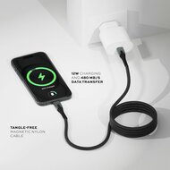 Statik MagStack USB-A naar MFI Lightning kabel 100 cm