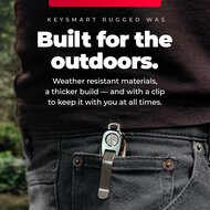 KeySmart Rugged titanium sleutelhouder