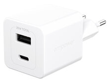 PanzerGlass empower Grand Prix 35 watt USB-C en USB-A oplader wit
