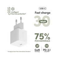 PanzerGlass empower Grand Prix 30 watt USB-C oplader wit