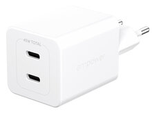 PanzerGlass empower Grand Prix 45 watt 2 poort USB-C oplader wit