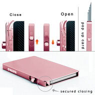 Valenta Aluminium MagSafe kaarthouder rose