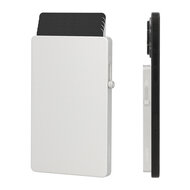 Valenta Aluminium Thin MagSafe kaarthouder zilver
