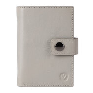 Valenta leren Luxe Card Wallet met MagSafe creme