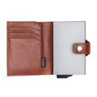 Valenta leren Luxe Card Wallet pasjeshouder cognac