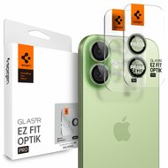 Spigen Optik EZ Fit iPhone 17 / 16 / iPhone 16 Plus camera beschermer 2 pack groen