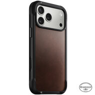 Nomad Rugged Horween Leather iPhone 17 Pro hoesje bruin