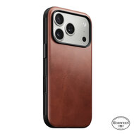 Nomad Modern Horween Leather iPhone 17 Pro hoesje olde dublin