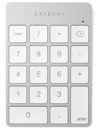 Satechi Slim Aluminum Bluetooth Keypad met USB-C zilver