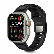TechProtection Icon Apple Watch 49 / 46 / 45 / 44 mm bandje zwart