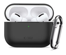 TechProtection Silicone AirPods Pro 3 hoesje zwart