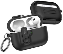 TechProtection Slim AirPods Pro 3 hoesje zwart