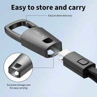TechProtection UltraBoost USB-C kabel sleutelhanger