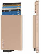 Decoded MagSafe cardholder kaarthouder desert gold