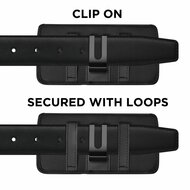 TechProtection universele 5,8 tot 6,9 inch horizontale holster met riemclip zwart