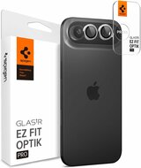 Spigen Optik EZ Fit iPhone Air camera beschermer 2 pack zilver