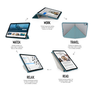 Pipetto Origami iPad Air 11 / 10,9 inch hoesje teal