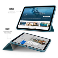 Pipetto Origami iPad Air 11 / 10,9 inch hoesje teal