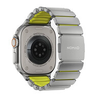 Nomad Stratos Band titanium Apple Watch 49 / 46 / 45 mm bandje natural / volt