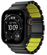 Nomad Stratos Band titanium Apple Watch 49 / 46 / 45 mm bandje zwart / volt
