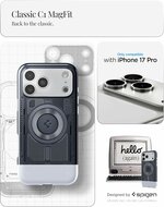 Spigen Classic C1 Magsafe iPhone 17 Pro hoesje grijs