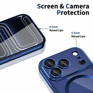 TechProtection MagFlex iPhone 17 Pro Max hoesje blauw