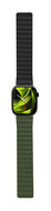 Mobile Origin Magnetic omkeerbaar Apple Watch 49 / &nbsp;46 / 45 / 44 &nbsp;mm bandje zwart / groen