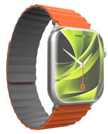 Mobile Origin Magnetic omkeerbaar Apple Watch 49 / &nbsp;46 / 45 / 44 &nbsp;mm bandje oranje / grijs