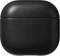 Nomad Modern Leather AirPods 4 hoesje zwart