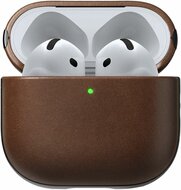 Nomad Modern Leather AirPods 4 hoesje bruin