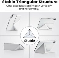 Pitaka MagEZ Folio iPad mini hoesje wit