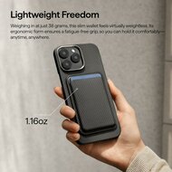 Pitaka MagSafe Card Wallet hoesje zwart