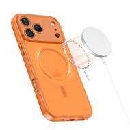 TechProtection Slim MagSafe iPhone 17 Pro Max hoesje mat oranje