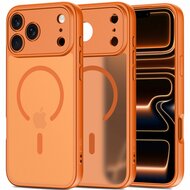 TechProtection Slim MagSafe iPhone 17 Pro Max hoesje mat oranje