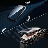 TechProtection Glass Apple Watch Ultra glazen screenprotector 2 pack zwart