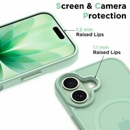 TechProtection MagSafe iPhone 17 hoesje mat sage groen