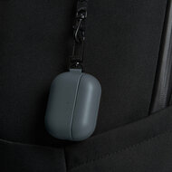 Mujjo Echelon leren AirPods Pro 3 hoesje basalt