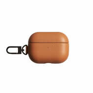 Mujjo Echelon leren AirPods Pro 3 hoesje tan