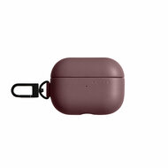 Mujjo Echelon leren AirPods Pro 3 hoesje rood