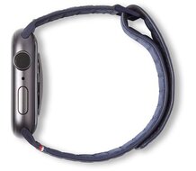 Decoded Traction Leather Apple Watch 49 / 46 / 45 / 44&nbsp; mm bandje blauw