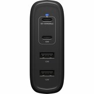 OtterBox 100 watt USB-C en USB-A oplader zwart