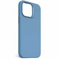 Decoded siliconen MagSafe iPhone 15 Pro Max hoesje lichtblauw