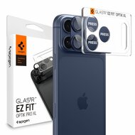 Spigen Optik Pro XL EZ Fit iPhone 17 Pro camera protector blauw