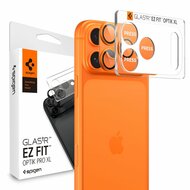 Spigen Optik Pro XL EZ Fit iPhone 17 Pro camera protector oranje