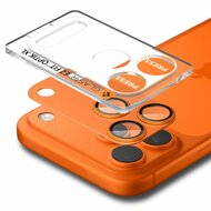 Spigen Optik Pro XL EZ Fit iPhone 17 Pro camera protector oranje